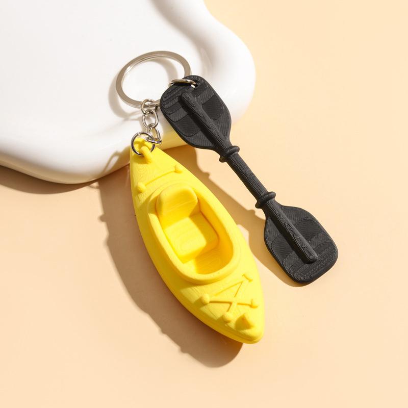 Kayak Keychain Creative Design 1pc Car Key Ring Sports Pendant for Backpack Birthday Gift for Friends Family