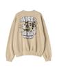 Avirex Flight Mechanic Crew Neck Sweat Flight Mechanic Crew Neck Size (WEB&DEPOT Exclusive) Men's Sweatshirt, M, 040, Beige, 783-4932005