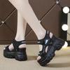 Mode Neue Pailletten 10CM Plateau Klobige Sandalen Damen Keile Hohe Absätze Sommer Sandale Frau Offene Zehenpartie Lässige Sportschuhe Damen