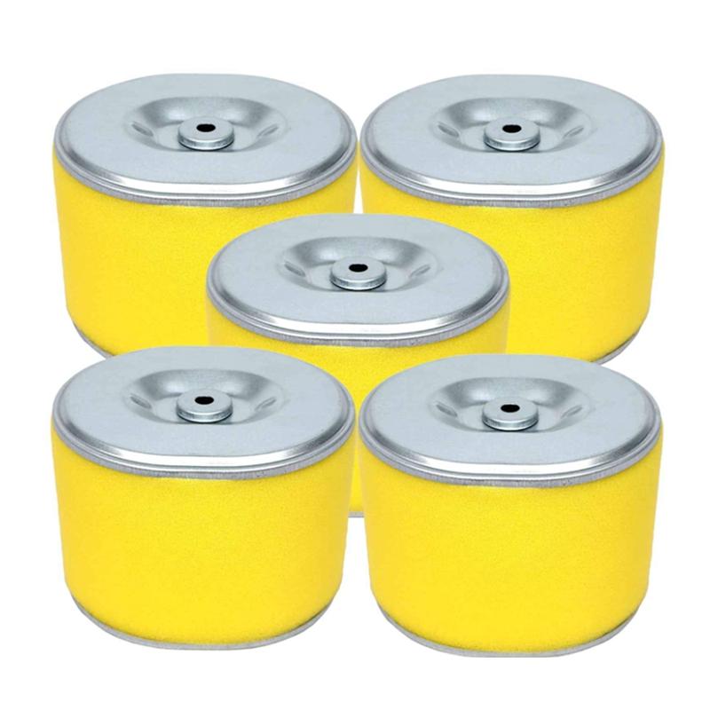 

5Pcs 17210-ZE3-505 Air Filter,17210-ZE3-010 Air Filter With Pre-Filter,For Honda GX390 13HP GX340 11HP Engine Air Filter жовтий