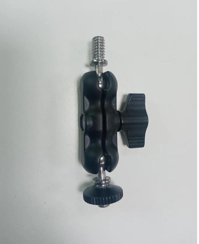 Magic Hand Double Gimbal: Powerful Crab Claw Clamp with Universal Metal Ball Head and Fixed Base