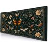 Printed Green Floral Desk Mats With Bright Butterflies And Urban Landscapes Antislip Rubber Mouse Pads And Keyboard For Office