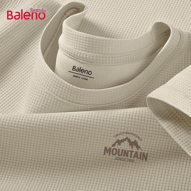 

Baleno Men s Waffle Knit Short Sleeve T-Shirt L