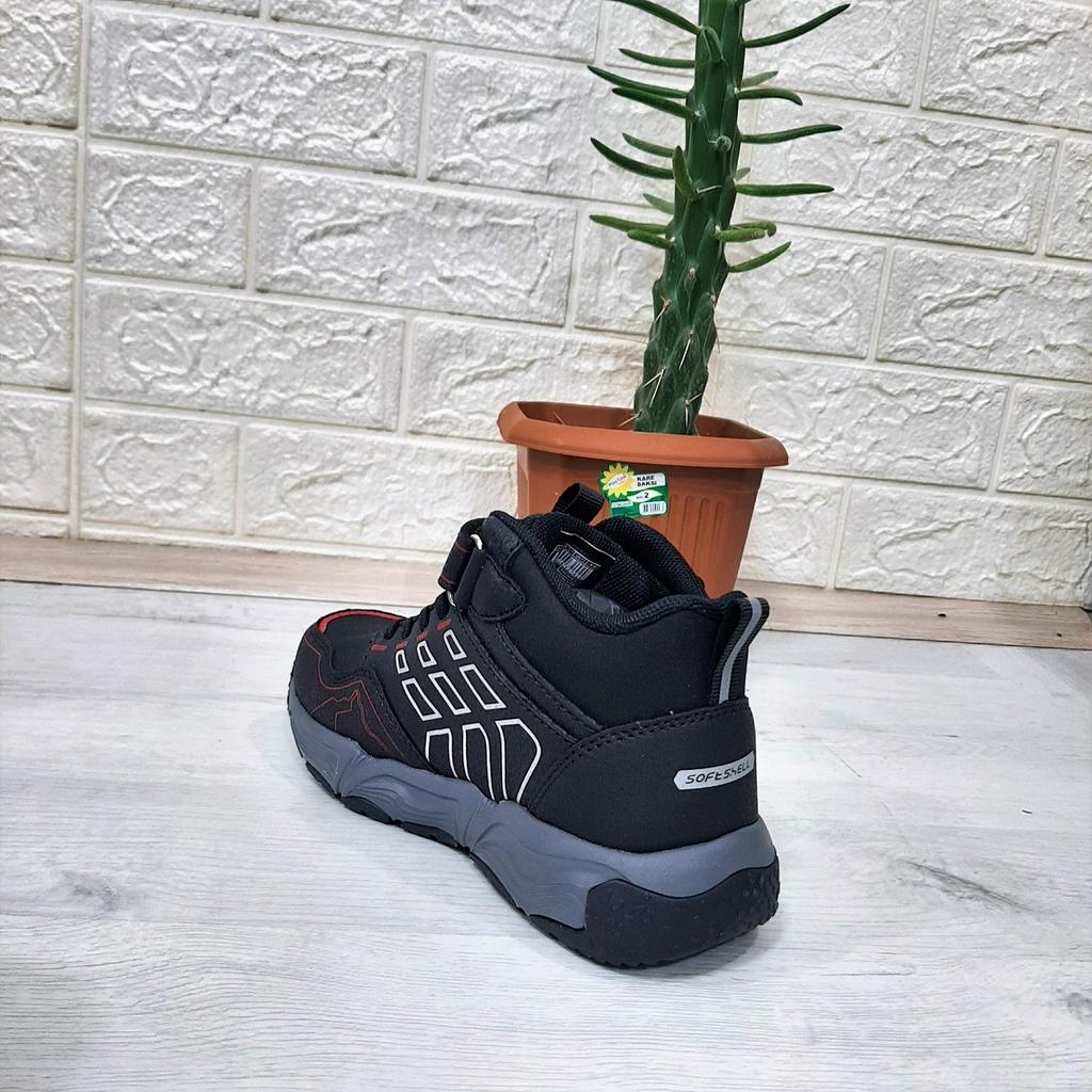 Lumberjack Raptor Hi Black-Red Waterproof Boy's Boots