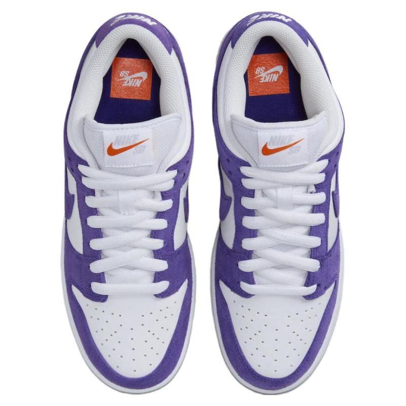 Nike Sb Dunk Low Pro Iso Orange Label Court Purple Skateboard Shoes DV5464-500