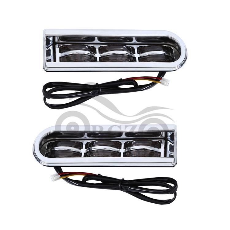 LED Lights for Harley Big Glide CVO Saddlebags and Fender, Decorative 14-20.
