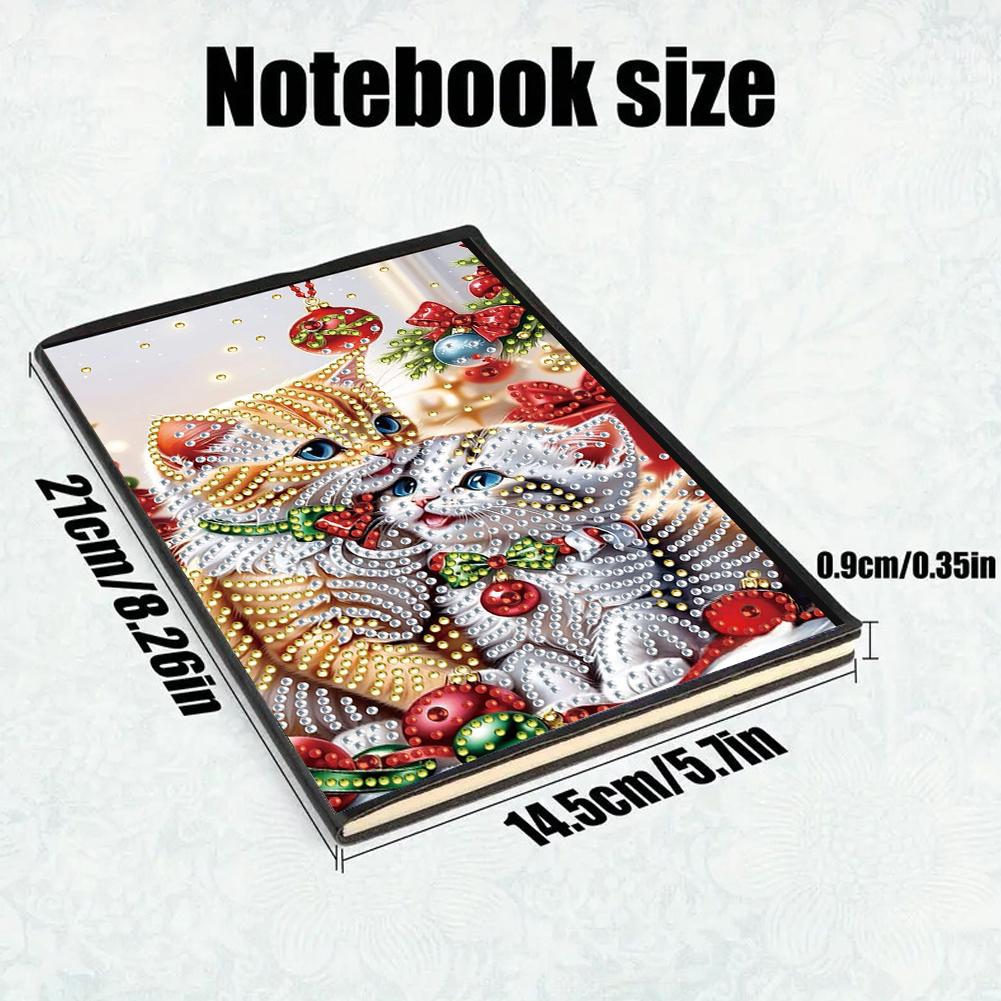 Diamond Painting Diary Book 50 Pages Crystal Notepad Sketchbook A5 Size 5D DIY Diamond Art Painting Notebook Kit