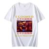 Vintage Y2K Clothing Fun Tshirt with English Text Insatiable But Expensive Loose Street Y2K Tshirt Oversized Cotton Tshirt