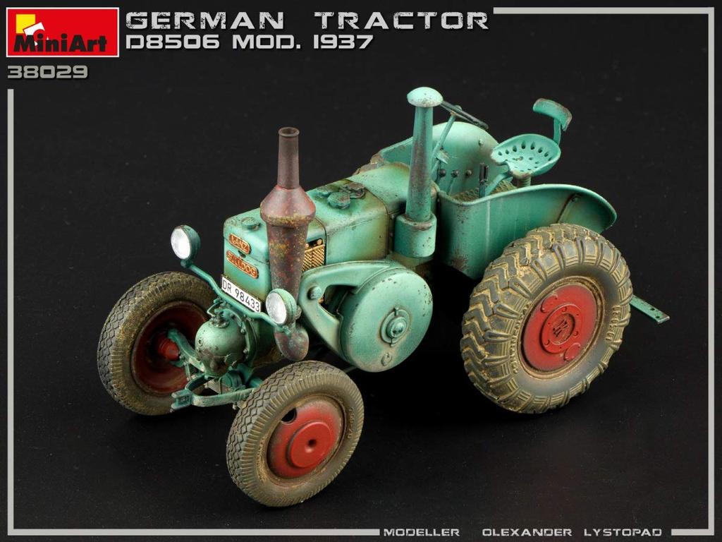 Miniart German Tractor D8506 1937 Plastic Model MA38029 1/35
