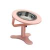 Pet High-footed Stainless Steel Stand Bowl Height Adjustable Prevent Knocking Cat's Rice Bowl Pet Feeding Supplies Accessories