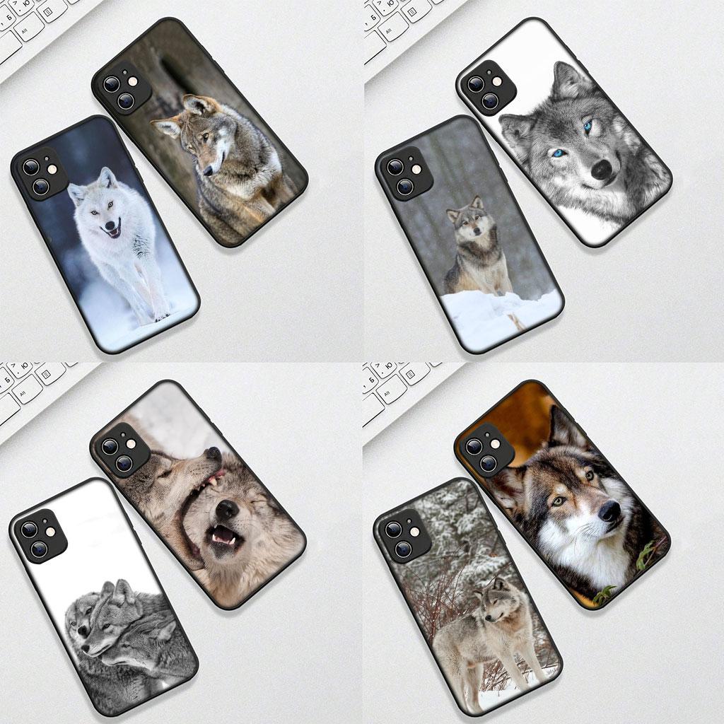 Running Stalking Wolf Animal Phone Cover for Motorola Moto Edge 70 60 Fusion NEO Pro G Stylus G56 G96 G52 G04 G05 20 Soft Case