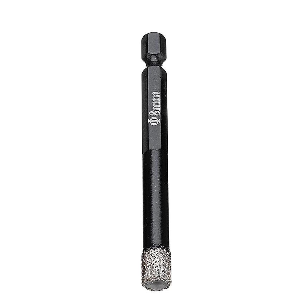 6mm Vaccum Brazed Dia-mond Dry Drill Bit Porcelain Granite Tile For Glass Marble Ceramic Hard Plastic Drilling Power Tools Parts