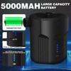 Portable Electric Air Pump for Inflatables with 5 Nozzles for Outdoor Camping,Air Mattress Beds,Boats,Cushion,Couch,Pool Floats