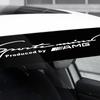 1 sztuka Dekoracyjne Naklejki na Osłonę Przeciwsłoneczną Przedniej Szyby Samochodu Dla Mercedes Benz W211 W203 W204 W210 W124 AMG W202 CLA W212 W220 W205