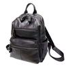 Backpack Women'S Versatile Soft Cowhide Backpack Student School Bag Travel Bag Tide