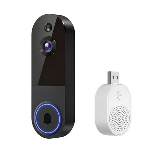 Wireless HD Night Vision Smart Doorbell Camera for Outdoor Home Monitoring