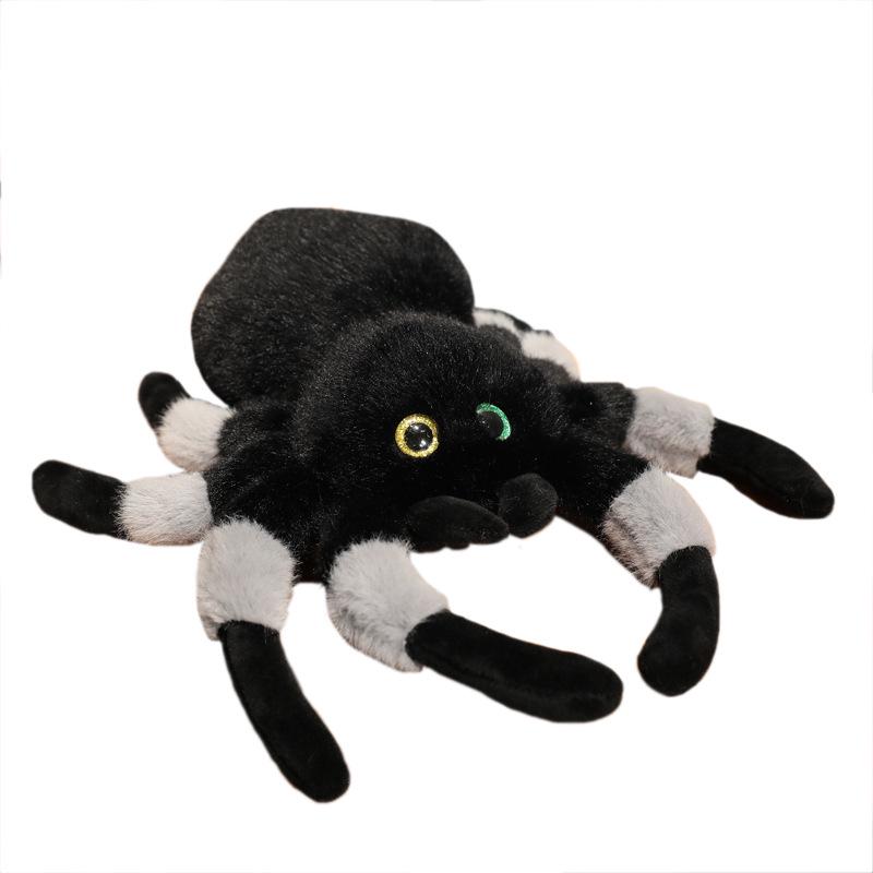 Colorful Four-Eyed Spider Plush Pendant Toy