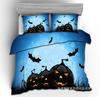 3D Digital Printing Halloween Bedding Pattern Four-Piece Set Three-Piece Set Sticker