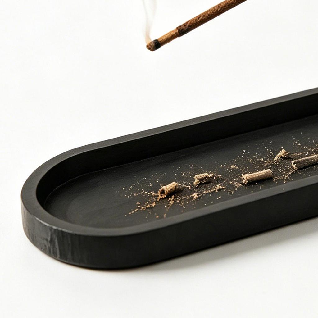 25X8X10cm Japanese Incense Burner W/Ash Catcher, Ceramic Stick Holder For Home Living Room, Decorative Office Yoga Room Entryway