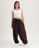Women's Loose Trousers 5368 36 Chocolate