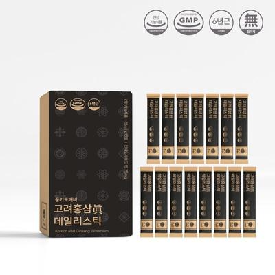 Pungdokkaebi Ginseng roșu coreean baton zilnic de 6 ani, 15 ml, 60 buc.