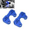 Motorcycle Adjustable Rearset Foot Pegs Mounting Base Replacement for YZF R3 R25 MT25 MT03 Blue