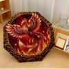 Ornate Phoenix Emblem (2) Printed Umbrella Windproof Folding Umbrella Portable Sun and Rain Umbrella Suitable for Gifting