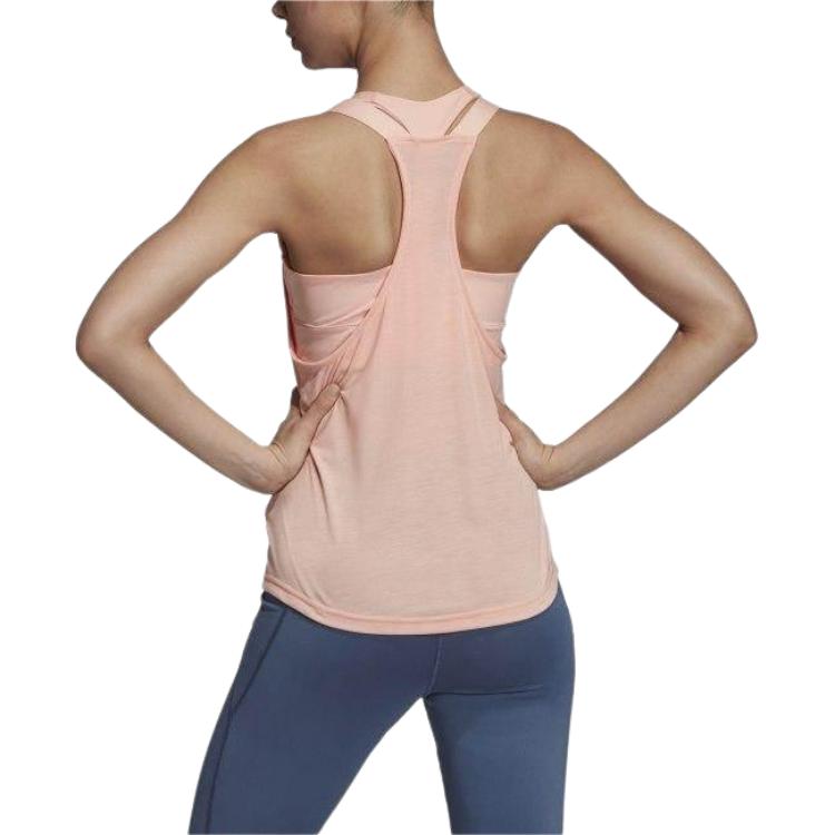 Adidas Brilliant Solid Color Casual Simple Sleeveless Vest Women tops Glow-Pink EI0791