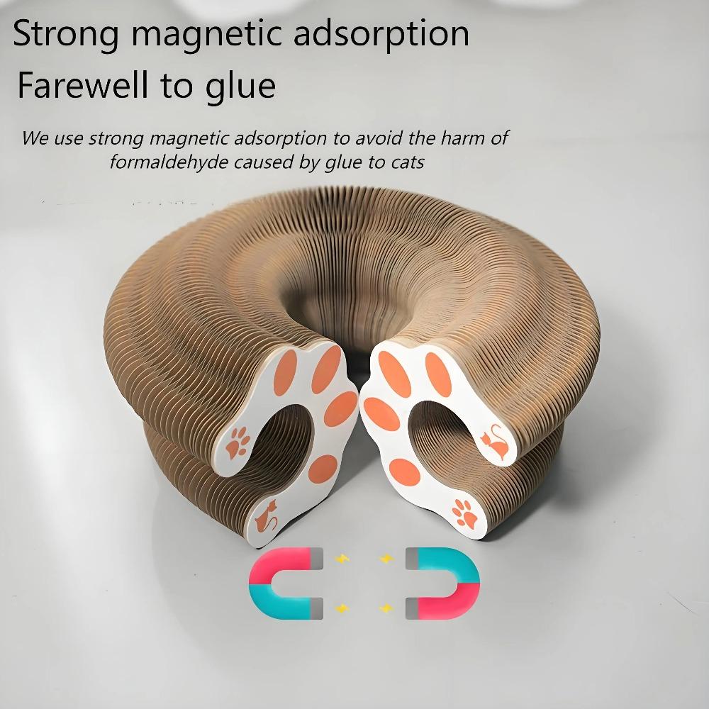 Organ Cat Scratch Board, Wear-resistant and Shavings Resistant, Cat Toy, Corrugated Paper Scratch Board with Bell