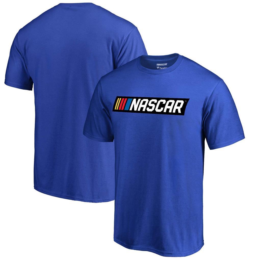 Fanatics NASCAR Logo T-Shirt (US Small, Blue)