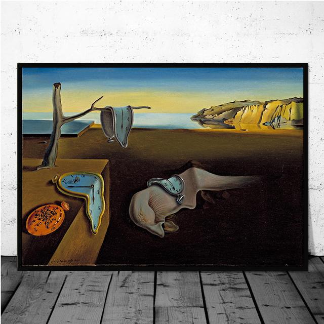 Famous Surrealism Canvas Paintings By Salvador Dali Wall Art Posters and Prints Wall Art Pictures for Living Room Home Decor