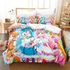 3D Kawaii Anime Hirogaru Sky! Pretty Cure Bedding Set Single Twin Full Queen King Size Bed Set Adult Kid Bedroom Duvetcover Sets