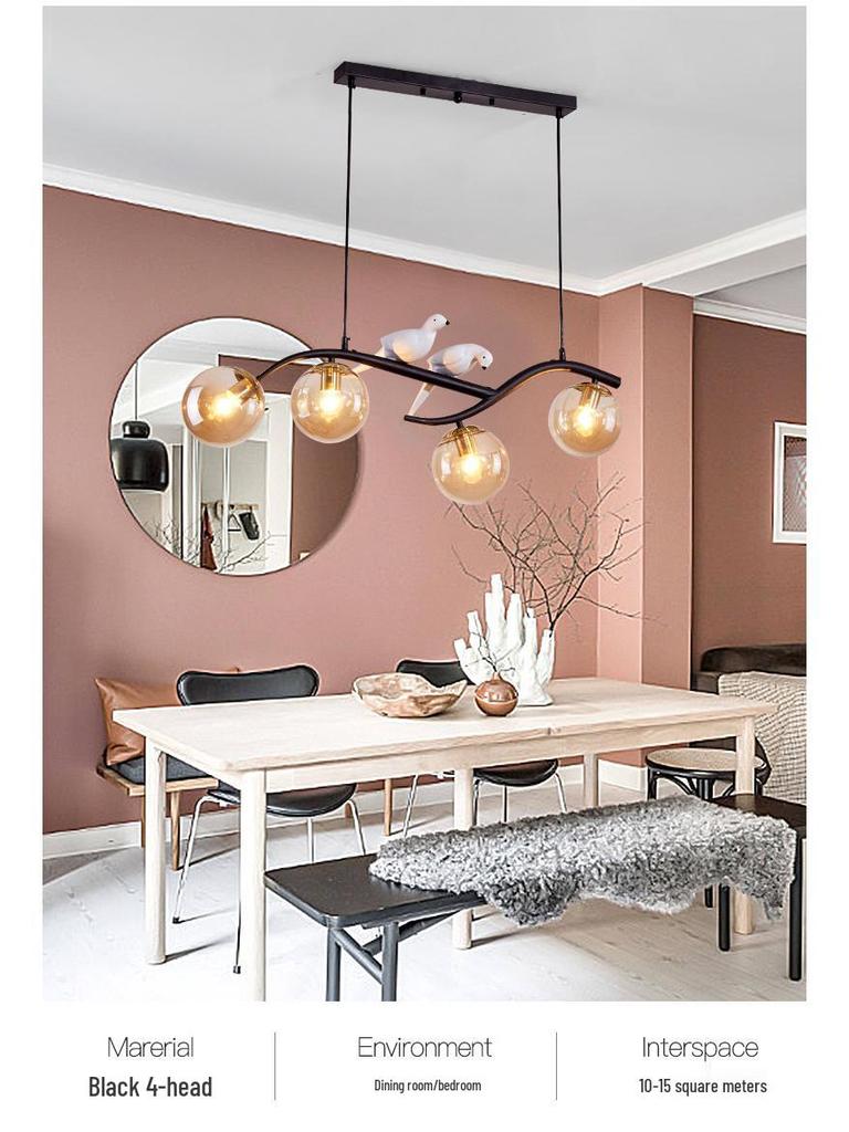 Nordic Modern Minimalist LED Pendant Light for Dining Table or Bar - Little Bird Design, Popular Internet Celebrity Style