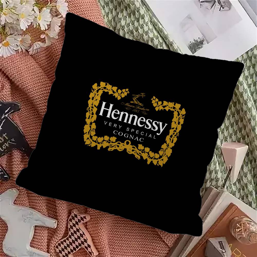 Hennessy Brandy Cushion Cover Polyester Sofa Cushions Decorative Throw Pillows Home Decoration Pillowcover