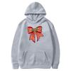 Women's Sweatshirts O-neck Long Sleeve Christmas Printed Top Solid Color Hoodie