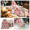 Drawstring Favor Pouches Christmas Candy Bag Assorted Colors Reusable Design For Children 48Pcs