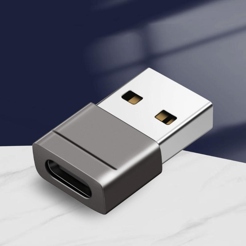 Type C To USB Converter USB C Female To USB2.0 Male Adapter For Convenient On Travel Device Access and Charging