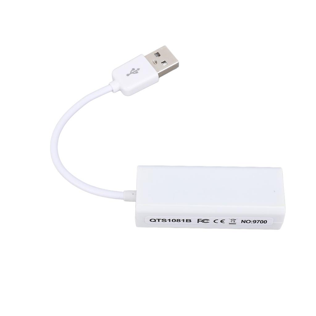 Adaptor de rețea USB la RJ45 100Mbps Conexiune stabilă de mare viteză pentru Wins 98SE Me 2000 XP Vista 7 8