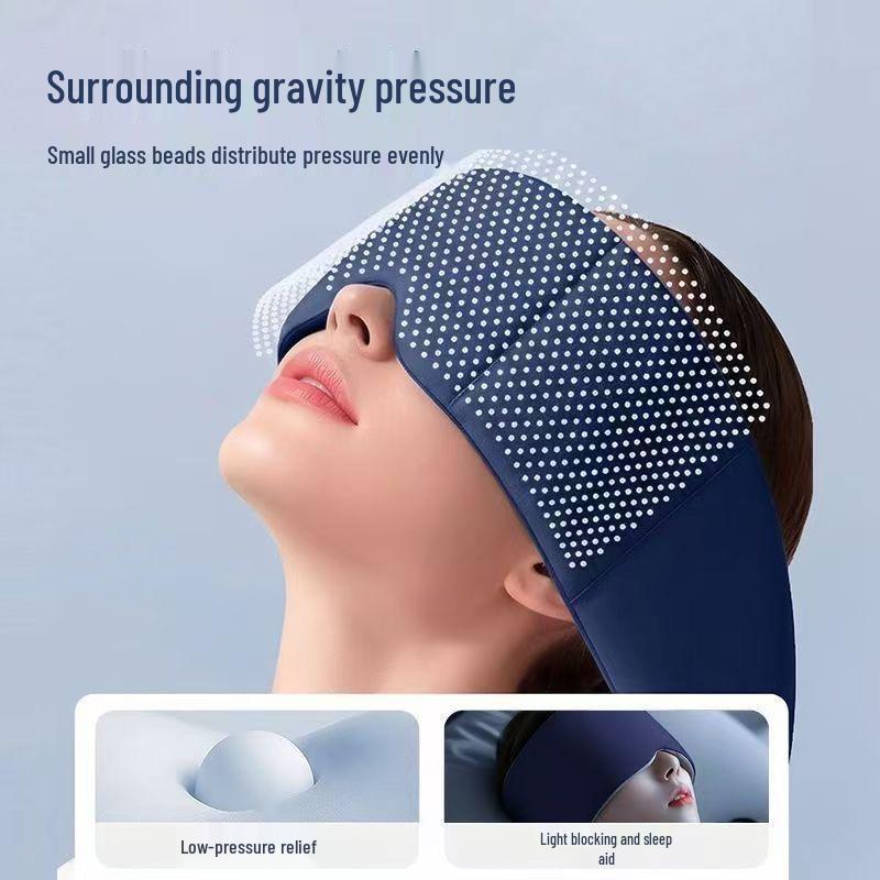 Gravity Micro-Pressure Sleep Eye Mask: Light Blocking & Eye Fatigue Relief