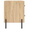 Nightstand, Sonoma Oak, 40X35X47.5 Cm Wood-Based Material