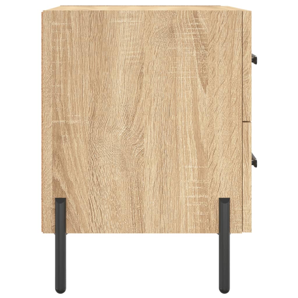 Nightstand, Sonoma Oak, 40X35X47.5 Cm Wood-Based Material