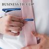 Tie Clip Alloy Non-fading Business Tie Clip Detachable Design Formal Shirt Collar