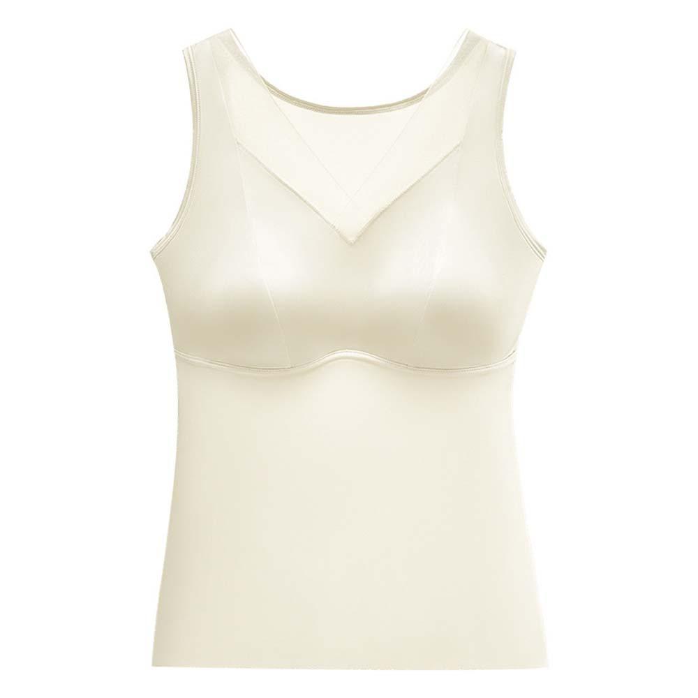 Non Trace Satin Corset Deep V-neck Crop Tops Elegant Suspender Vest  Daily