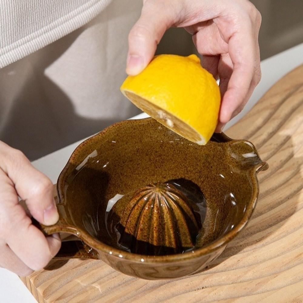 Non-Slip Ceramic Citrus Juicer Japanese Lemon Orange Squeezer Food Grinder Fruit Juice Making