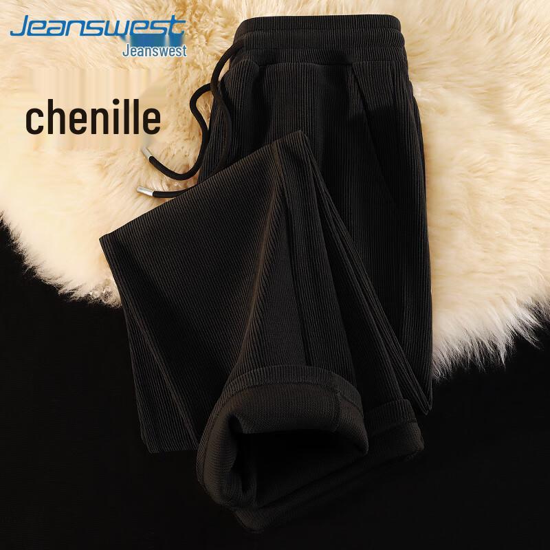 Jeanswest Men's 2025 Spring Chenille Corduroy Casual Pants