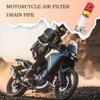 Multi-Purpose Motorcycle Air Filter Drain Tube Head From CNC Alloy Air Intake Drain Pipe Motorcycle Accessories