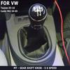 Car Accessories Manual 5/6 Speed Gear Shift Knob Gear Stick Gaiter Boot For Volkswagen VW Touran 2003-2010 Caddy MK2 2004-2009
