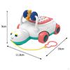 Cartoon Telephone Pull Toys Develop Cognition Early Education Pretend Enlightenment
