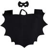 Black Cloak Bat Wing Cape Trick or Treat Bat Cosplay Costume Children's Party Costume  Stage Wear