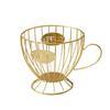 Metal Wire Coffee Capsule Holder Large Capacity Fruit Snack Storage Rack K Cup Organizer  Bar